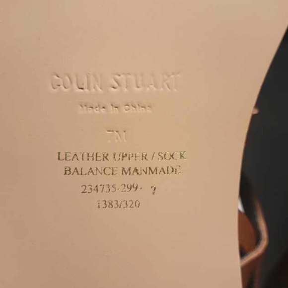 NWT Colin Stuart Genuine Leather Brown Gladiator Sandals - Size 7 - Picture 3 of 8